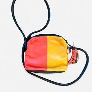 Anne Klein II Colorblock Leather Crossbody Purse